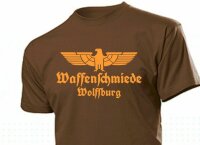 T-Shirt Waffenschmiede Wolfsburg mit Adler Gr S-5XL Eagle...