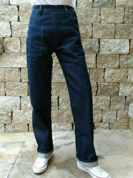 Quartermaster Marlene Jeans 30-40er Jahre Style Rockabilly US Army Navy Trouser