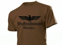 T-Shirt Waffenschmiede München mit Adler Gr S-5XL...