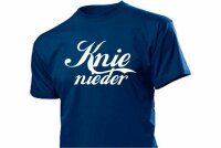 Knie nieder Fun T-Shirt Gr 3-5XL Top Qualität...