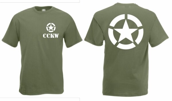 US Army GMC CCKW T-Shirt US Car Off-Road Oldtimer Vietnam USMC Navy Gr 3-5XL WK2