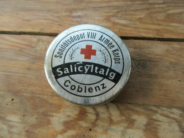 Original Salicyltalg Sanitätsdepot VIII Army Corps Coblenz