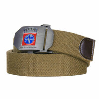 US Army Gürtel 82nd Airborne Buckle Belt -130cm...