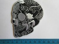 Patch Sugar Skull Biker Hot Rod Nose Art Rockabilly V8 US...