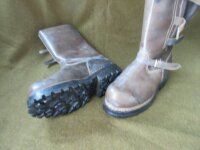 True VTG Biker Buckle Boots Engineer Stiefel Mad Max Steampunk Hand Made BR 41 A