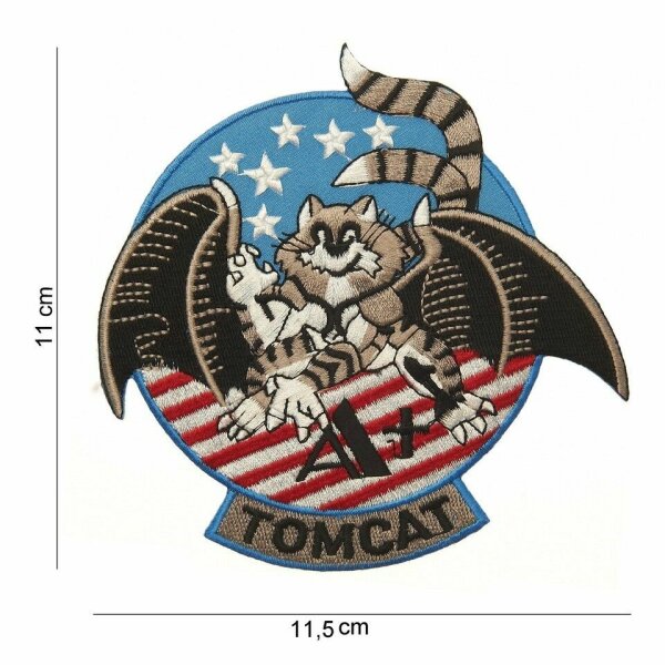 US Army Tomcatter Wildcat A+ Felix the Cat USA Flag Stars Holding Patch Aufnäher