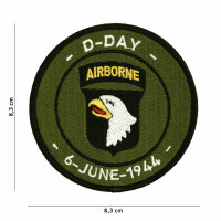 Patch Aufnäher US Army D-Day 101st Airborne...