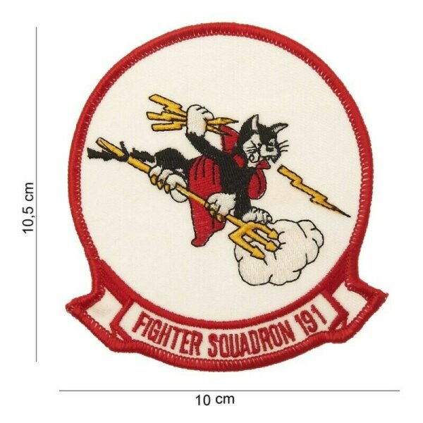 Patch US Army VF-191 Fighter Squadron Satans Kittens Insignia Abzeichen WK2 WW2