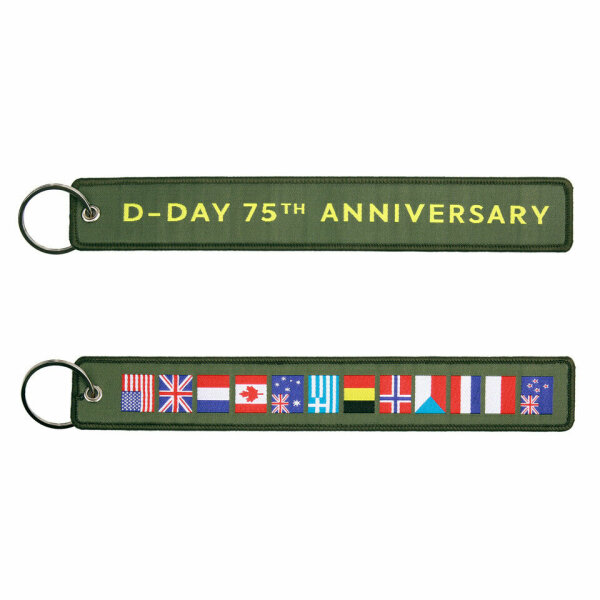 Schlüsselanhänger WK2 US Army Key Ring D-Day Nations Normandy 75th Anniversary