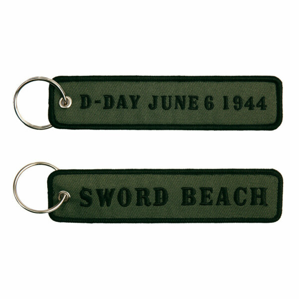 Schlüsselanhänger WK2 US Army Key Ring D-Day Sword Beach Normandy 75 Anniversary