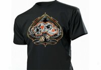 T-Shirt Four of a Kind Ace of Spades Dices Gambling Poker...