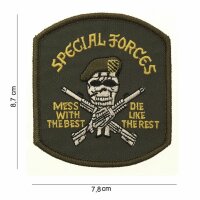 US Army PATCH Special Forces Mess with the Best Die like...