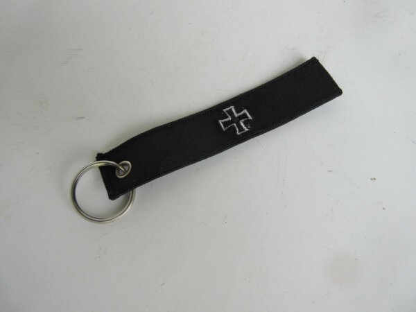 1 Schlüsselanhänger "EK" Eisernes Kreuz Reenactment WWII BW Key Chain Iron Cross