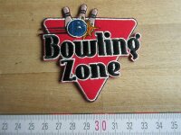 Bowling Zone Patch Rockn Roll Bowl Pins Rockabilly Nose...