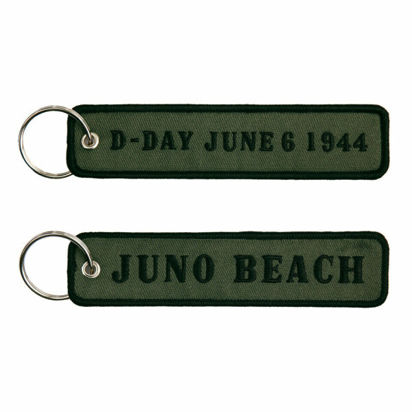 Schlüsselanhänger WK2 US Army Key Ring D-Day Juno Beach Normandy 75 Anniversary