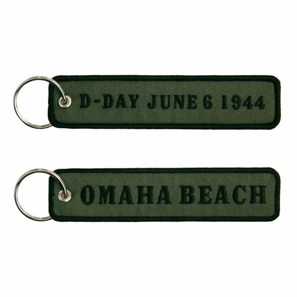 Schlüsselanhänger WK2 US Army Key Ring D-Day Omaha Beach Normandy 75 Anniversary