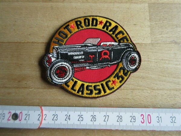 Patch Hot Rod Classics 32 Race Ratty Speed Nose Art Rockabilly US Car Oldtimer