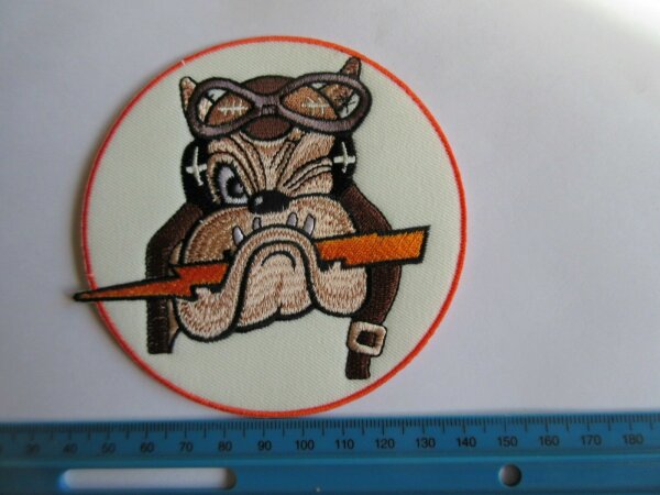 US Army Patch Flying Bulldog 61st SF USAAF 56FG Wolfpack Squadron WK2 WWII