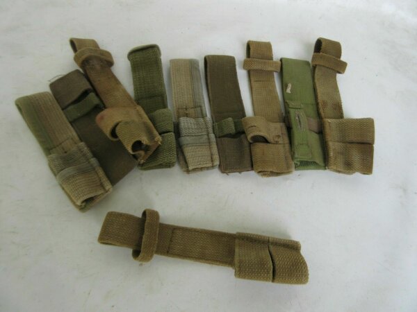 Orig British Army Enfield Bajonettschuh Koppelschuh Bayonet Cover Webbing WWII