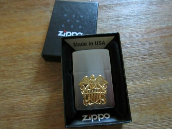 Original Zippo US Army Officer Abzeichen Badge Sturmfeuerzeug