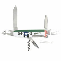 US Army Pocket Knife Taschenmesser Multitool D-Day P-51...