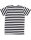 Prison Gefängnis Style Stripy T-Shirt Mens Black & White Biker