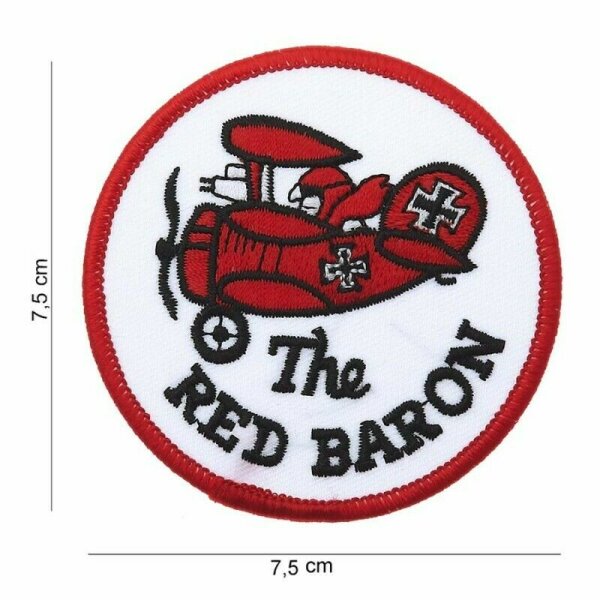 US Army Patch Aufnäher The Red Baron Von Richthofen Der rote Baron WK1 WWII