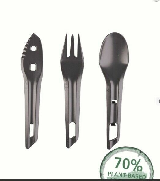 Wildo® The OCYs™ Besteckset Löffel Gabel Messer Outdoor Cutlery Set Camping Army