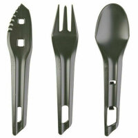 Wildo® The OCYs™ Besteckset Löffel Gabel Messer Outdoor Cutlery Set Camping Army