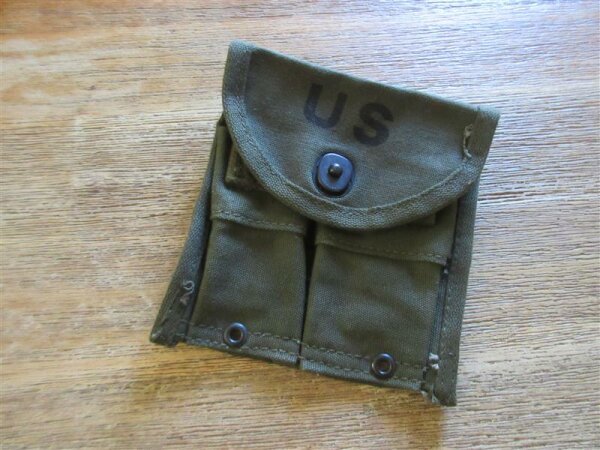 Original US Army Magazintasche 1950er US30 M-1 Carabine Rifle Korea