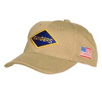 Rangers Raute Baseball Cap Vietnam WK2 USMC US Army WWII Marines USMC