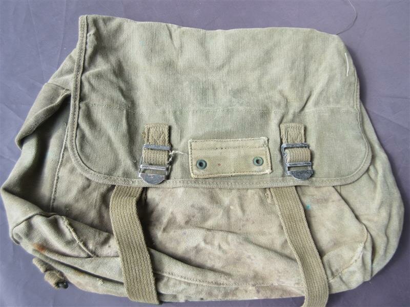 Original US Army WWII Musette Bag M36 Kampftasche Umhängetasche Fer