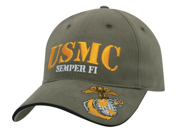 United States Marines USMC Semper Fi Low Profile Baseball Cap Officially Licensed