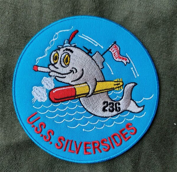 Patch WWII Navy USN U.S.S. Silversides 236rd US Army