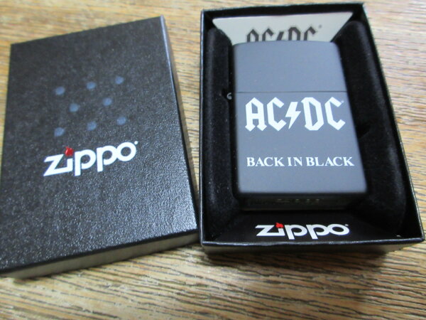 Zippo ACDC Black in Black AC/DC Kult Band Rock Music