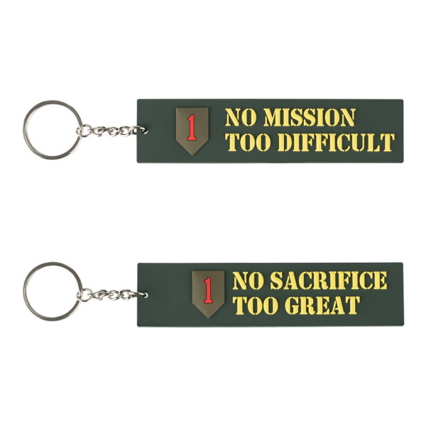 Schlüsselanhänger US Army Red One No Mission too difficult no sacrifce too great