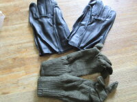 WWII US Army Style Leder Handschuhe M-1949 Leather Gloves...