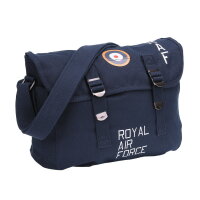 RAF Army Canvas Kampftasche Schultertasche Bag WWII Kokarde Royal Airforce USAAF