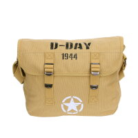 US Army Canvas Kampftasche Schultertasche Vintage WW2...