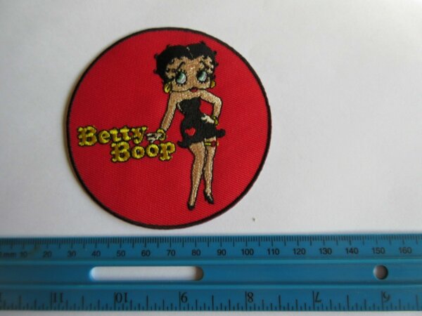 Betty Boop Sitting Pin-up WASP WAC Patch US Army Rockabilly WK2 WWII Nose Art #1