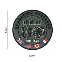 Patch 3D PVC D-Day 80th Years Operation Overlord...