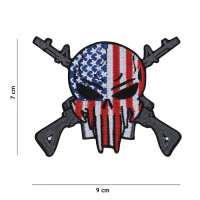 Patch Punisher Skull US Army Flag Rifles