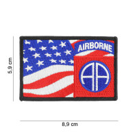 82nd Airborne AA Division US Flagge Patch Aufnäher...