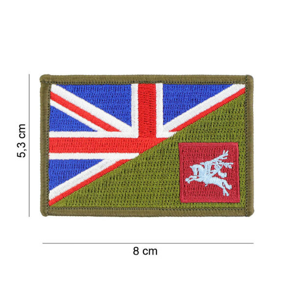 British Army Patch Airborne Half Flag Pegasus Parachute Regiment Paratrooper WWII