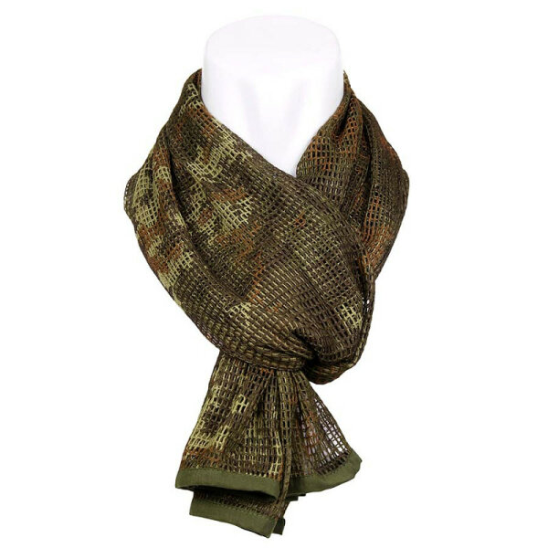 Multipurpose Netscarf Combat Scarf Vegetato Camo