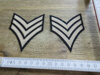 1 pair US Army Sergeant Sleeve Patch Ranks