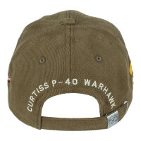 US Army Airforce Baseball Cap P-40 Curtiss Warhawk  USAAF Kokarde