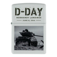 Zippo Lighter D-Day Landing Sherman Tank US Army Normandie Invasion 1944 Feuerzeug