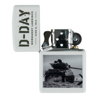 Zippo Lighter D-Day Landing Sherman Tank US Army Normandie Invasion 1944 Feuerzeug