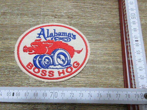 Patch Alabamas Boss Hog Racing Pig Nose Art